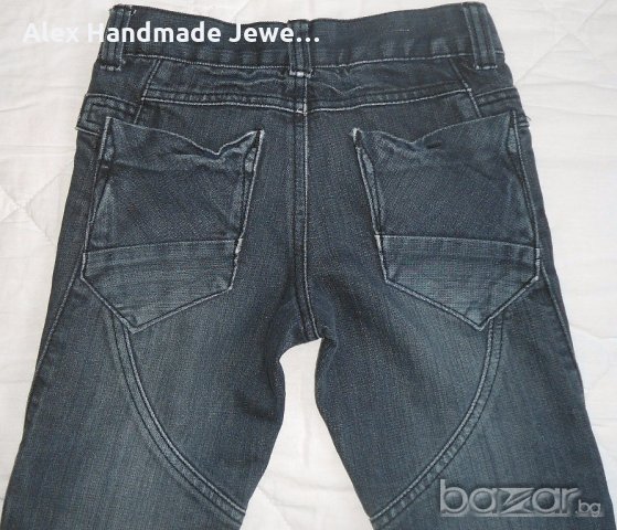 Сиво - черни дънки размер 6 г./116 см. , снимка 6 - Детски панталони и дънки - 19461935