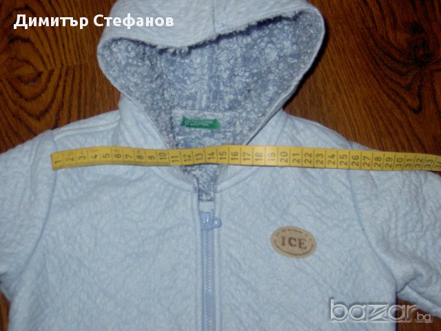 Benetton  кожухче.като ново без следи от употреба, снимка 10 - Бебешки якета и елеци - 16609689