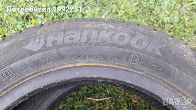 2бр летни гуми HANKOOK KinergyEco 155/65R14 DOT1112 6mm дълбочина на шарката. Цената е за 2бр., снимка 4 - Гуми и джанти - 25354603