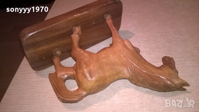 SOLD-кон-дървен-made in philippines-20х20х9см-внос швеицария, снимка 15 - Колекции - 22062223