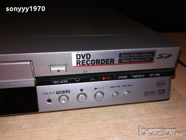panasonic dmr-e60ep dvd recorder-made in japan-внос швеицария, снимка 9 - Плейъри, домашно кино, прожектори - 21238093