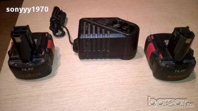 Bosch зарядно с 2 батерии-внос швеицария, снимка 10 - Други инструменти - 15179896