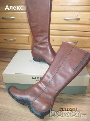 Merrell - ботуши естествена кожа, снимка 7 - Дамски ботуши - 20301484