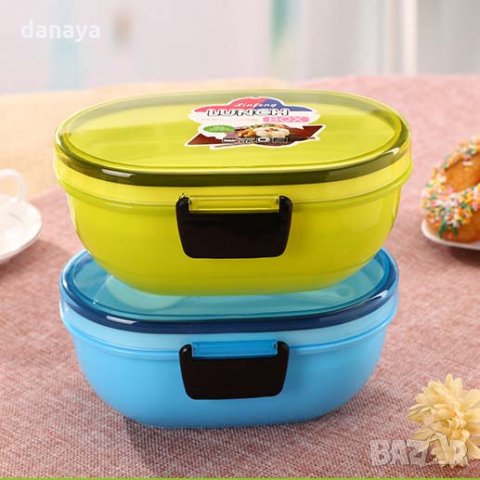 Детска кутия за храна с отделения и лъжичка LUNCH BOX, снимка 9 - Кутии за храна - 26158913