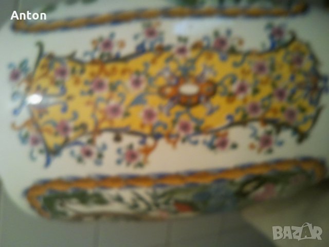 Ваза - японска, порцеланова, снимка 4 - Антикварни и старинни предмети - 25199197