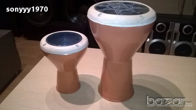 НОВИ-тарамбуки 41х26см-голяма и 26/17см-малка, снимка 5 - Ударни инструменти - 14438249