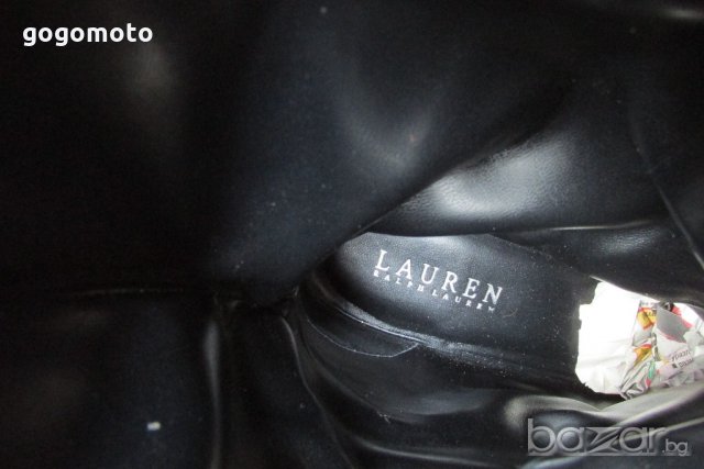 КАТО НОВИ мото боти Lauren by Ralph Lauren® рокерски, 40 - 41,мото ботуши MAXI DAMA,100% естествена , снимка 15 - Дамски ботуши - 20747864