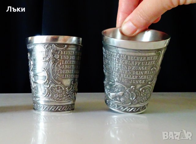 Калаена чаша с картина Lindenwirtin,120 мл., снимка 6 - Антикварни и старинни предмети - 25412828