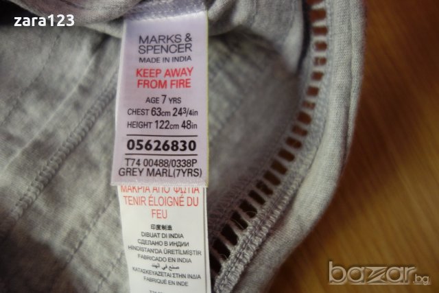 нова блуза Marks & Spencer, 6-7г, снимка 4 - Детски Блузи и туники - 18691688