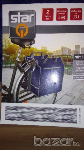 Промо! Чанти за велосипед - тип дисаги - в к-та 2 отделни чанти - нови!, снимка 4 - Чанти - 19383231