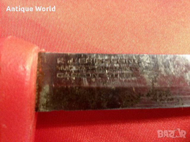 Стар Шведски Нож ФИНКА  K.J ERIKSSON ,MORA, снимка 4 - Антикварни и старинни предмети - 22020132