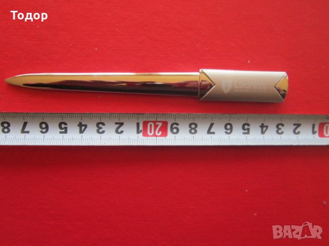 Уникален марков нож за писма в кутия, снимка 2 - Колекции - 25588467