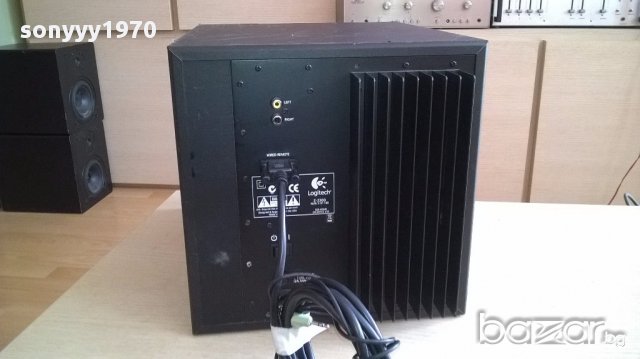 SOLD OUT-Logitech z-2300 subwoofer-40х30х30см-с усилвател-внос швеицария, снимка 8 - Тонколони - 17558537