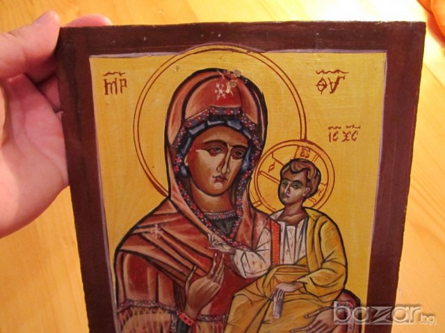 † Стара православна икона Дева Мария, света  богородица, снимка 2 - Икони - 15795248