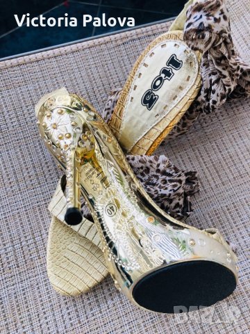 Модерни огледални сандали 1TO3, снимка 15 - Дамски обувки на ток - 26061386