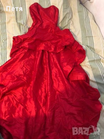 Nina Ricci Червена официална рокля, снимка 2 - Рокли - 24807904