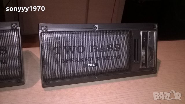 tec 2x100w-2бр тонколони-28х15х13см-внос швеицария, снимка 3 - Тонколони - 22702962