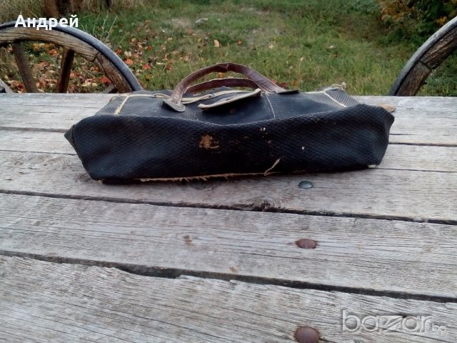 Старинна чанта,торба, снимка 5 - Антикварни и старинни предмети - 19669350