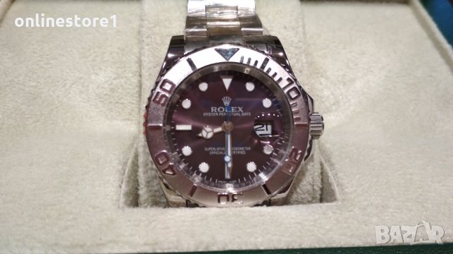 Ролекс / Rolex Yacht-Master Rhodium 40 мм, снимка 6 - Мъжки - 22478180