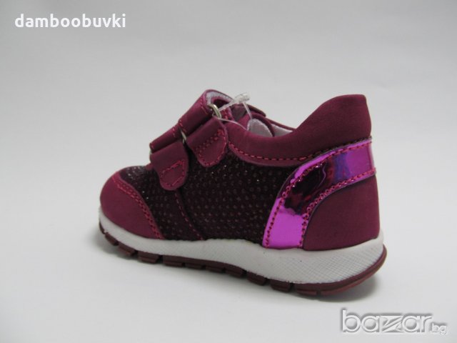 Спортни обувки PONKI естествена кожа бордо 19/21, снимка 4 - Детски маратонки - 21263632