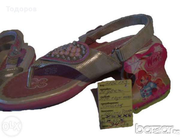 Winx италиански сандалки № 33 НАМАЛЕНИ ! , снимка 2 - Детски сандали и чехли - 13939858