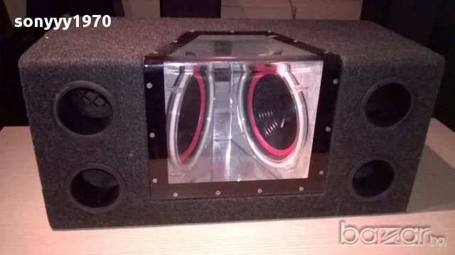 Subwoofer- с 2 баса и неони за кола 66/30/30см-внос швеицария, снимка 3 - Тонколони - 12856677