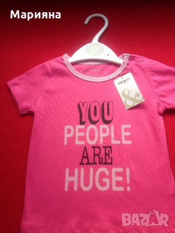 тениска за момиче 12-18мес, снимка 3 - Бебешки блузки - 25760403