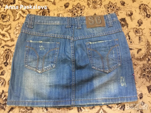 Дънкова пола НОВА, снимка 2 - Поли - 23036495