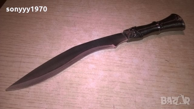 кукри-ретро колекция-крив нож-26см-внос швеицария, снимка 6 - Колекции - 22569251