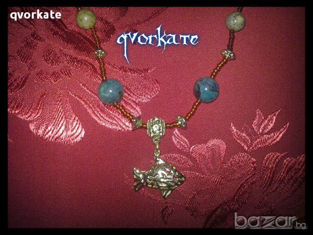 Колие рибка, снимка 2 - Колиета, медальони, синджири - 13396548