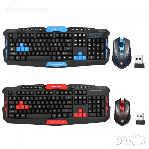 геймърска безжична клавиатура и мишка HK8100, снимка 7 - Геймърски - 23448974
