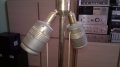 Масивна ретро лампа за две крушки-месинг 80х35см-внос швеицария, снимка 13