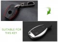 Кожен калъф, кейс ключодържател за автомобилен ключ Mercedes-Benz W203 W204 W205 W211 W212  CLK C180, снимка 12