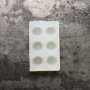 6 миниатюрни тарталети кошнички силиконов калъп молд бижутерски сладкарски смола изделия , снимка 3