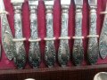 Сервиз посребрени прибори в куфарче, снимка 8