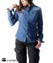 g-star midge cody slim denim shirt - страхотна дамска дънкена риза, снимка 1 - Ризи - 23378170