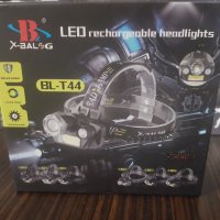 Bailong BL-T44- акумулаторен CREE T6+2xQ5+COB LED челник с регулировка, снимка 5 - Екипировка - 23724963