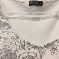 Блуза -тениска MISS LOVE, снимка 4 - Тениски - 22115916
