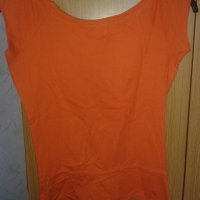 оранжева тениска, снимка 2 - Тениски - 22458404