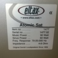 eltax-atomic sat-4/8ohm90/60watt-2бр+eltax-center-4/8ohm100/60watt, снимка 16 - Тонколони - 7743372