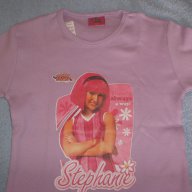 Лилава тениска със Стефани размер 164, нова, снимка 5 - Детски тениски и потници - 11095137