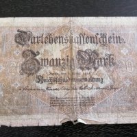 Райх банкнотa - Германия - 20 марки | 1914г., снимка 5 - Нумизматика и бонистика - 25621645