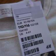 нова блуза H&M, 4-6г, снимка 3 - Детски Блузи и туники - 17743810