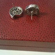 Италиански обеци сребро проба 925 с кристали Нови, снимка 2 - Обеци - 11158812