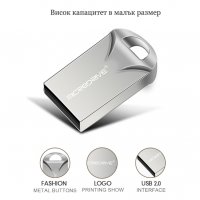 Мини флашка метална 16ГБ, снимка 5 - USB Flash памети - 23256745