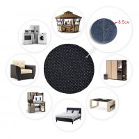 Самозалепващи подложки за мебели голям размер 8.5см кръгла форма 2 бр/комплект, снимка 2 - Други стоки за дома - 22818374