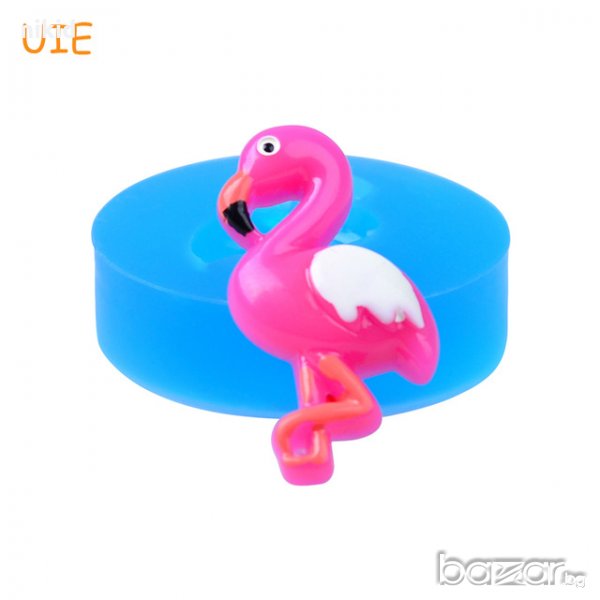мини Фламинго силиконов молд форма декорация украса торта фондан мъфини украса бисквитки , снимка 1