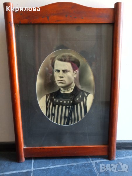 Продавам Стара дьрвена рамка. Цена 80лв., снимка 1