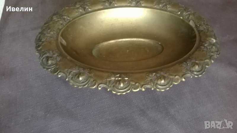 стара бронзова купичка,лъжичник, снимка 1