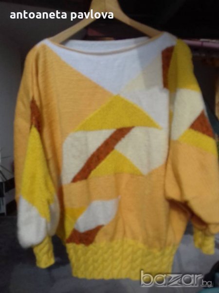 плетен  пуловер , снимка 1